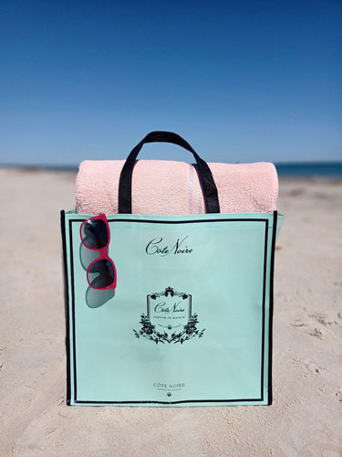 Tote Bag - Large - Jade & Black (Carton of 10)